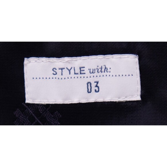 Mens Ryan Seacrest Blue Blazer Sport Coat Sport Jacket Wool 40L Men Button Suits - Picture 11 of 13